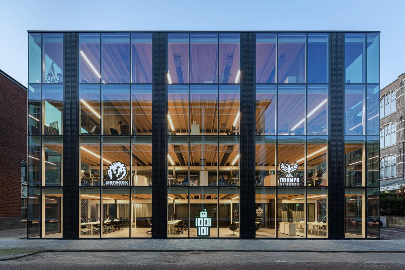 کرتن وال -نمای شیشه ای ساختمان-curtain wall