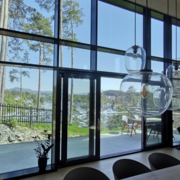 کرتن وال-نمای شیشه ای ساختمان-curtain wall